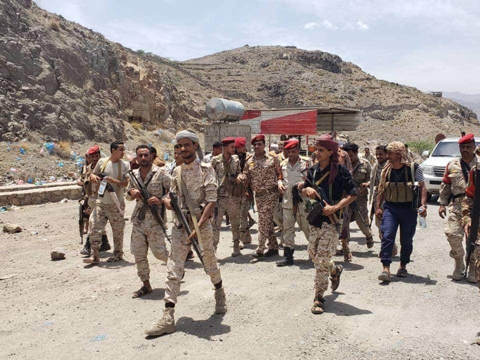 قائد محور تعز يزور مقر اللواء 145 مشاة في&nbsp;المحافظة