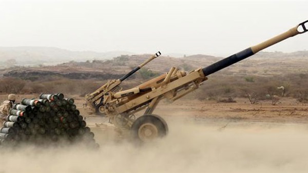 مدفعية الجيش الوطني تدك أوكار الميلشيا في أماكن متفرقة&nbsp;بتعز
