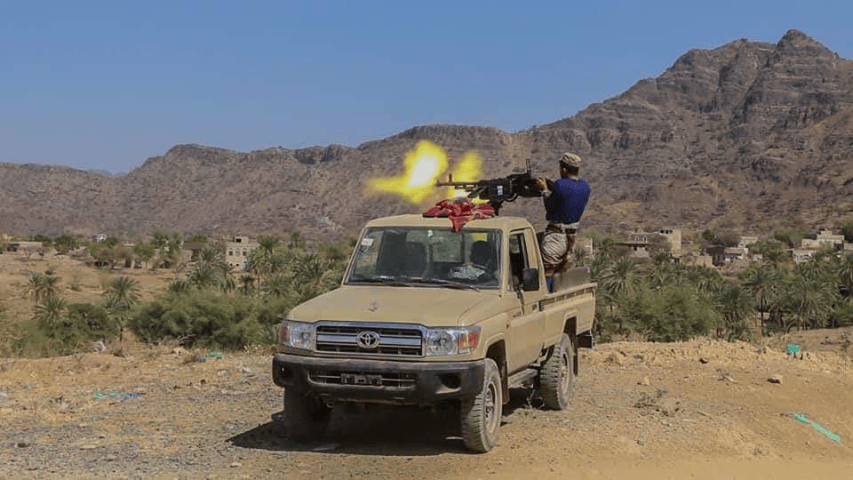 الجيش الوطني يشن هجوما على مواقع الميلشيا شرق&nbsp;تعز